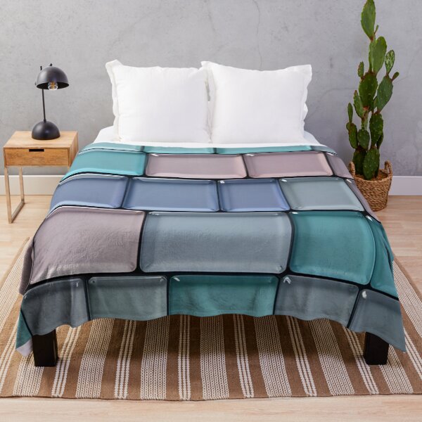 Item preview, Pastel Glossy Glass Mosaic Tiles Geometric Pattern designed and sold by LYAN-STORE.