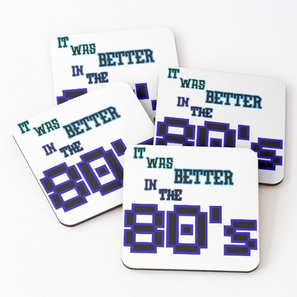 Item preview, It Was Better in the 80’s Retro Text Graphic designed and sold by Snedsdigital.