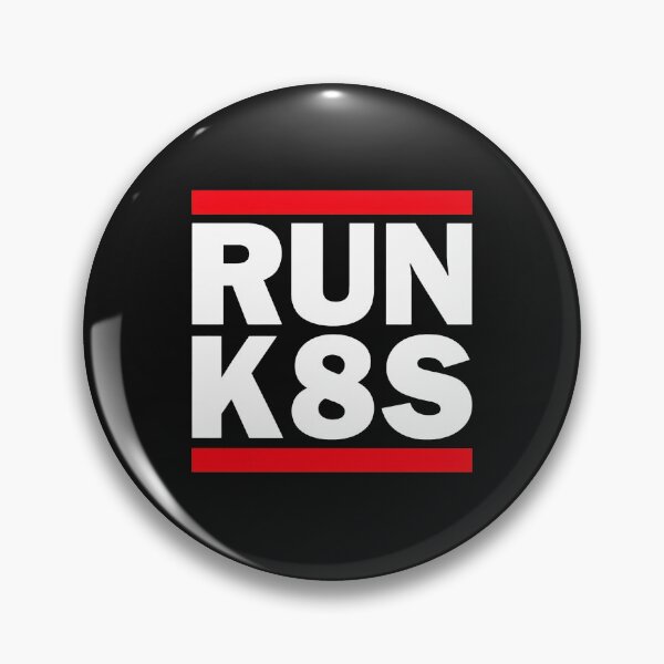 Item preview, RUN K8S Red Line Typography designed and sold by Manningh7.