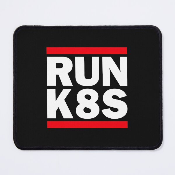 Item preview, RUN K8S Red Line Typography designed and sold by Manningh7.