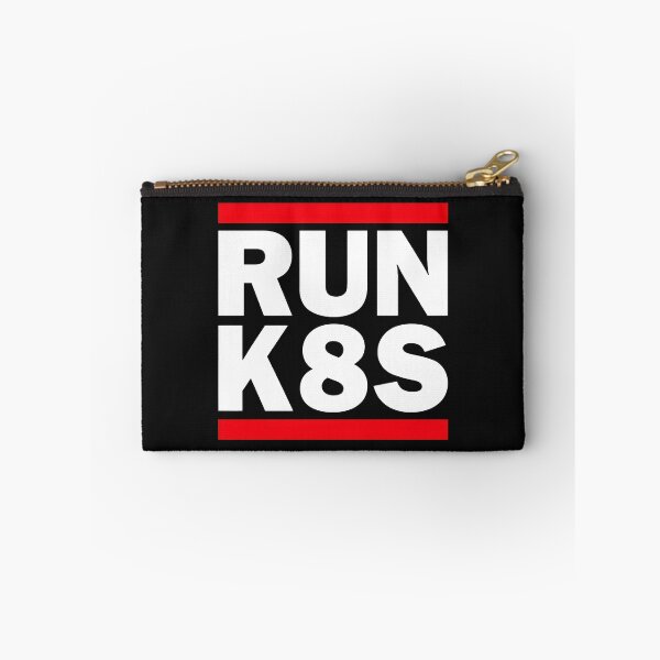 Item preview, RUN K8S Red Line Typography designed and sold by Manningh7.