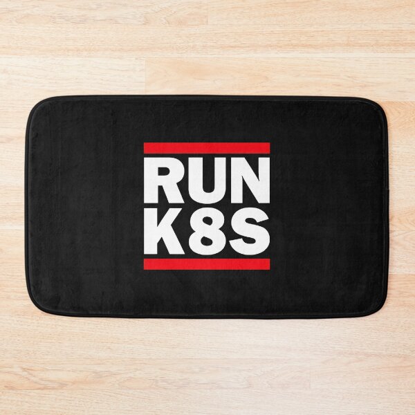 Item preview, RUN K8S Red Line Typography designed and sold by Manningh7.