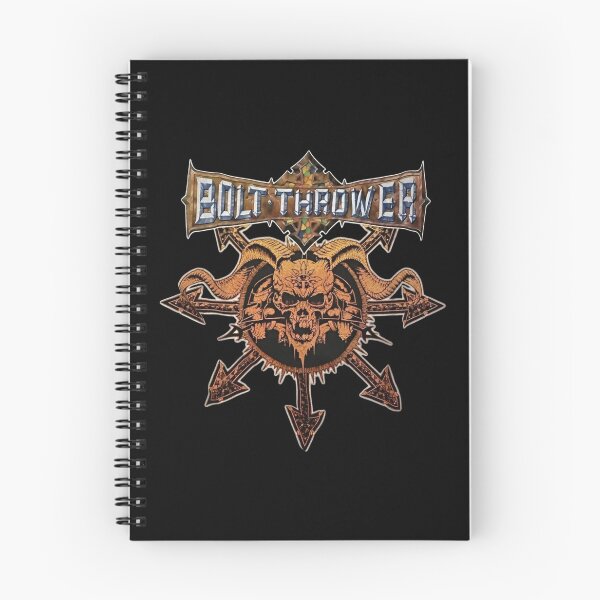 Item preview, Bolt Thrower Horned Chaos Skull Death Metal Logo designed and sold by Henri5Lindgren.