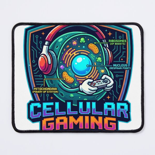 Item preview, Cellular Gaming High Score Biological Gamer Funny Science Tee designed and sold by SivaStudios.