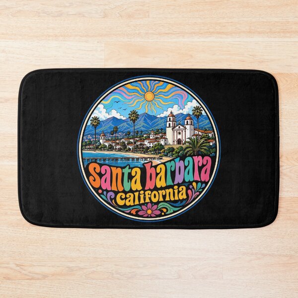 Item preview, Santa Barbara California USA Travel Trippy designed and sold by TomFrontierArt.