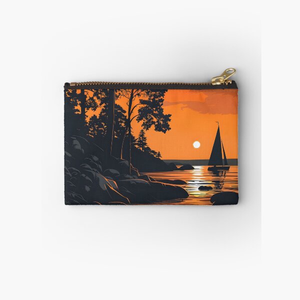 Item preview, Sunset Sail Along the Rocky Coast designed and sold by yasminularje13.