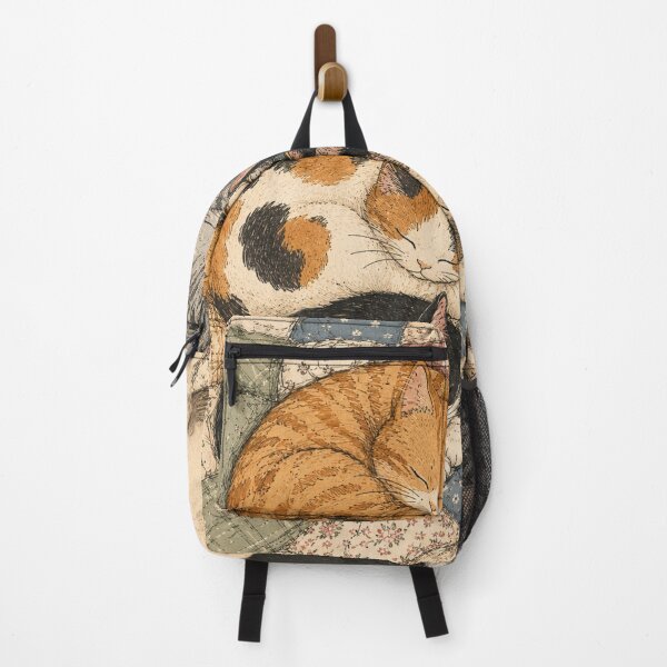 Item preview, Sleeping Cats On Quilt Cozy Cat Lovers designed and sold by Yellowriversss.
