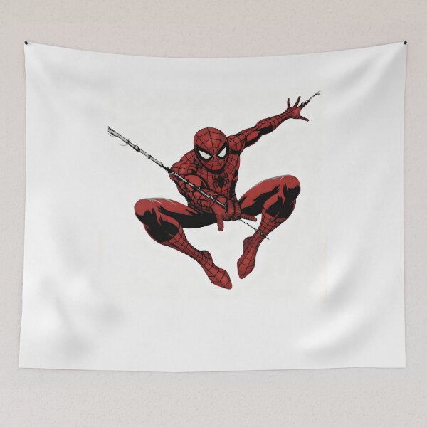 Item preview, Vintage Web Slinger Superhero Shirt, Retro Comic Graphic Tee, Classic Red Black Hero Design, Comic Book Fan Gift, Nostalgic Superhero Art designed and sold by Catspeachy.