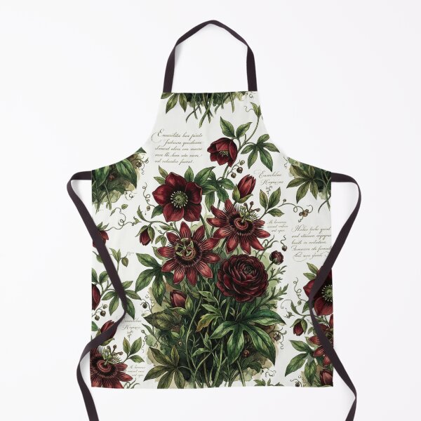 Item preview, Dark Botanical Garden – Vintage Gothic Hellebore & Passion Flower Art Print designed and sold by @SHINTOSARTSTORE.