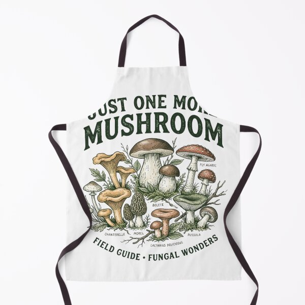 Item preview, Just One More Mushroom T-Shirt | Fungi Lover Gift | Botanical Field Guide Art designed and sold by lakshitha99.