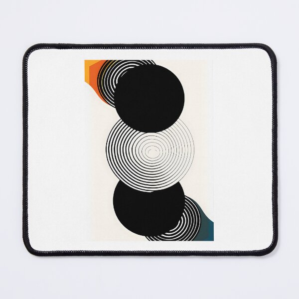 Item preview, Retro Geometric Stack with Concentric Circles designed and sold by yasminularje13.