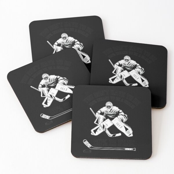 Item preview, Insane Goalie Hockey Defensive Player Quote designed and sold by WeirdHelgas.
