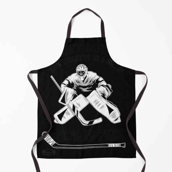 Item preview, Insane Goalie Hockey Defensive Player Quote designed and sold by WeirdHelgas.