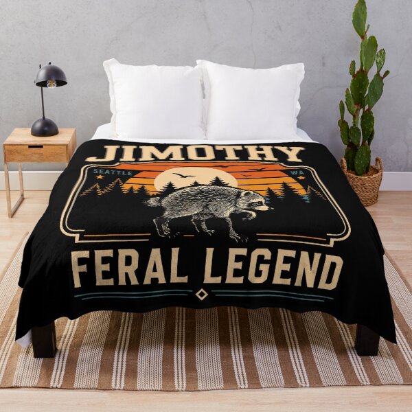 Item preview, Retro Jimothy Raccoon Funny Seattle Feral Meme designed and sold by HaytamShop.