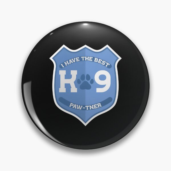 Item preview, Best K9 Paw-tner Shield Dog Lover designed and sold by Manningh7.
