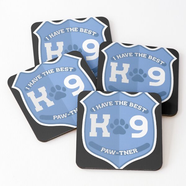 Item preview, Best K9 Paw-tner Shield Dog Lover designed and sold by Manningh7.