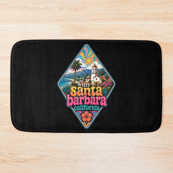 Item preview, Santa Barbara California Trippy USA Travel designed and sold by TomFrontierArt.