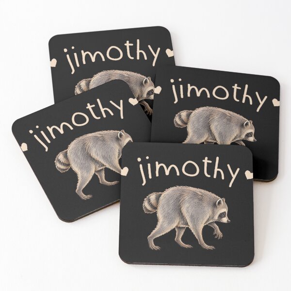Item preview, Retro Viral Raccoon Meme Jimothy Funny Animal designed and sold by HaytamShop.