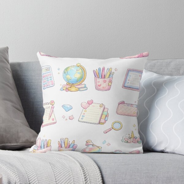 Item preview, Cute Kawaii Pastel Back to School Stationery Backpack Study Aesthetic designed and sold by Rehnair.