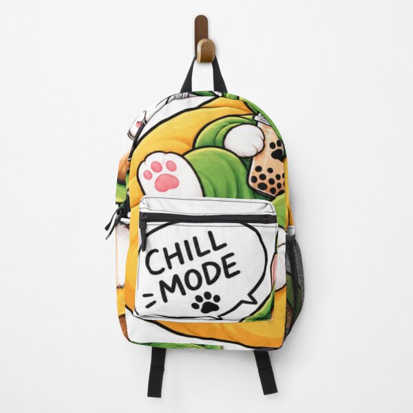 Item preview, Chill Mode Cat – Cute Frog Hoodie Cat with Boba designed and sold by Genzfirevibes.