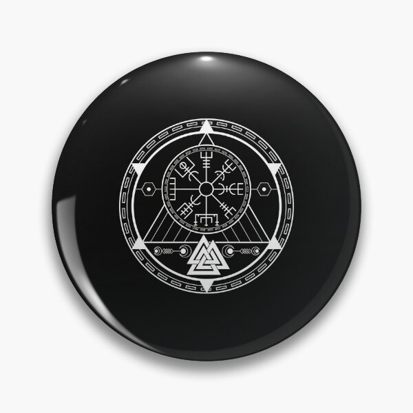 Item preview, Viking Vegvisir Valknut Norse Runes designed and sold by Manningh7.