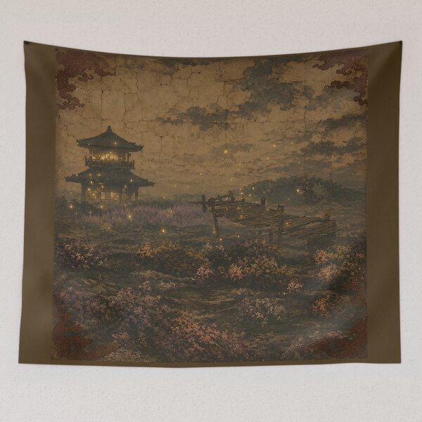 Item preview, Series Glow of the Pagoda Part 8 ''Time to Reap the Harvest'.(Ancient Mural) designed and sold by MaxDreamsArt.