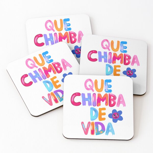 Item preview, Karolg Que Chimba De Vida Colorful Text Design designed and sold by Alias-Kubiak.