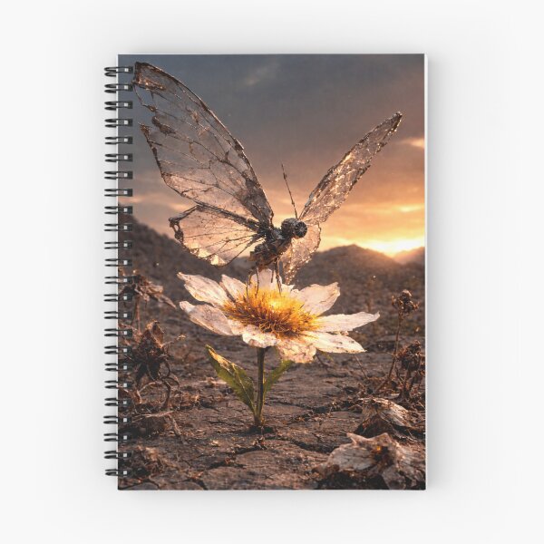 Item preview, Mechanical Butterfly Flower Surreal Nature Poster designed and sold by NordenPosters.