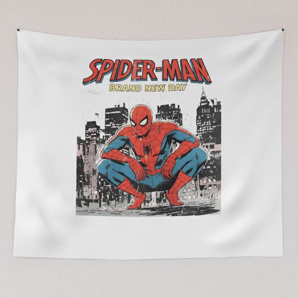 Item preview, Spider-Man Brand New Day Shirt, Vintage Marvel Superhero Graphic Tee, Retro New York Comic Art, Classic Spider Hero Fan Gift designed and sold by Catspeachy.