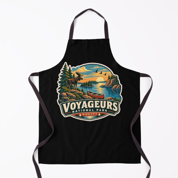 Item preview, Voyageurs National Park Minnesota Wilderness Moose Canoe designed and sold by LittleArij.