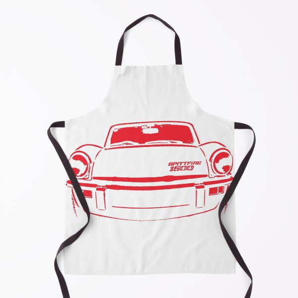 Item preview, Triumph Spitfire 1970s British classic sports car stencil red designed and sold by soitwouldseem.