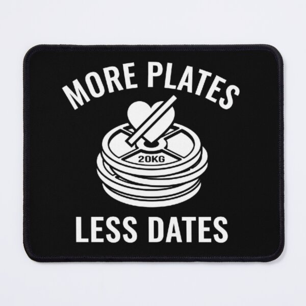 Item preview, More Plates Less Dates Gym - Weight Plate Single Lifter designed and sold by OLLI_STORE.