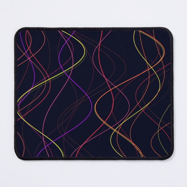 Item preview, Abstract Neon Multicolor Wavy Flow Pattern designed and sold by GraphyLab.