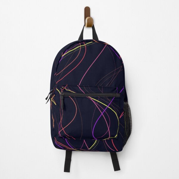Item preview, Abstract Neon Multicolor Wavy Flow Pattern designed and sold by GraphyLab.