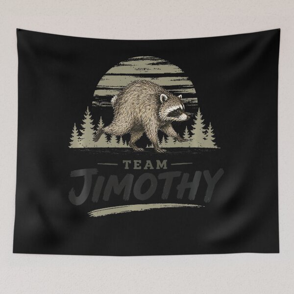 Item preview, Team Jimothy Raccoon Feral Animal Meme Humor designed and sold by HaytamShop.