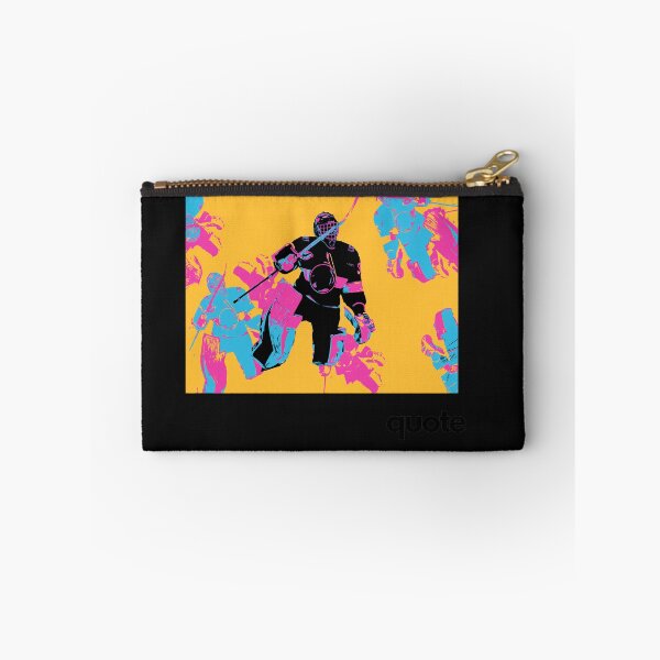 Item preview, Neon Pop Art Ice Hockey Goalie Silhouette designed and sold by Eowcat.