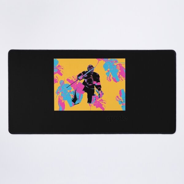 Item preview, Neon Pop Art Ice Hockey Goalie Silhouette designed and sold by Eowcat.