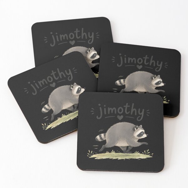 Item preview, Team Jimothy Raccoon Feral Trendy Animal Meme designed and sold by DavidThe1.