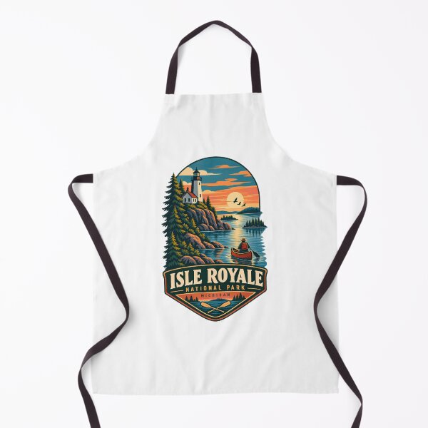 Item preview, Isle Royale National Park Michigan Lighthouse Canoe Sunset designed and sold by LittleArij.