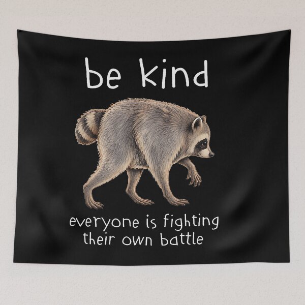 Item preview, Be Kind Jimothy Viral Raccoon Meme Humor designed and sold by HaytamShop.