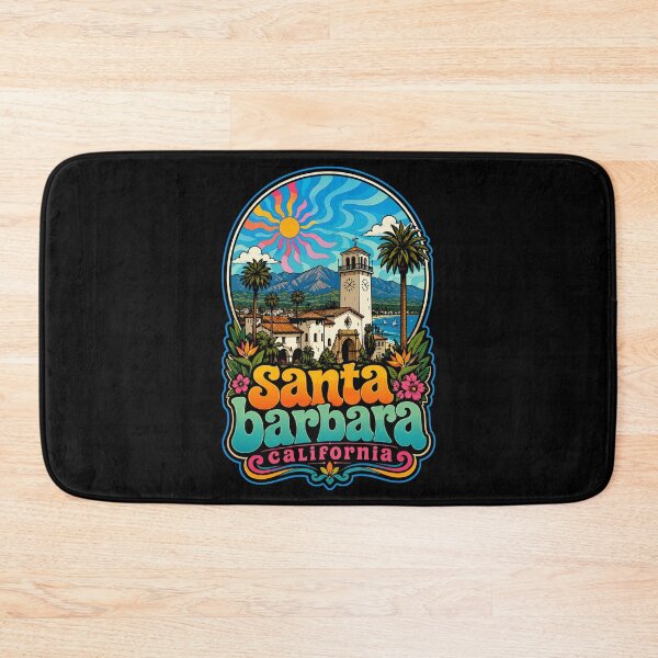 Item preview, Santa Barbara California Trippy USA designed and sold by TomFrontierArt.