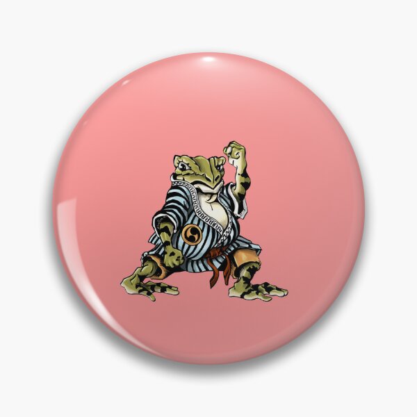 Item preview, Martial Arts Frog in Front Stance designed and sold by lilybaker3389.