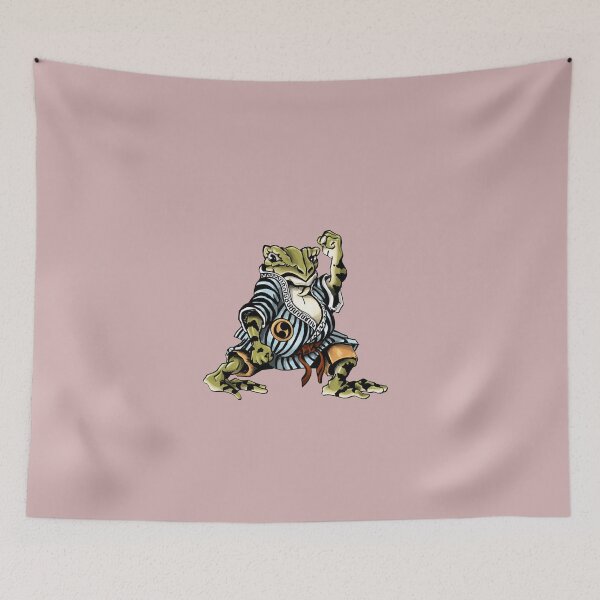 Item preview, Martial Arts Frog in Front Stance designed and sold by lilybaker3389.