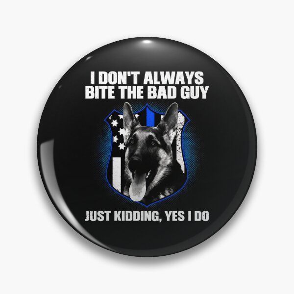 Item preview, Police Dog German Shepherd Bite The Bad Guy designed and sold by Manningh7.