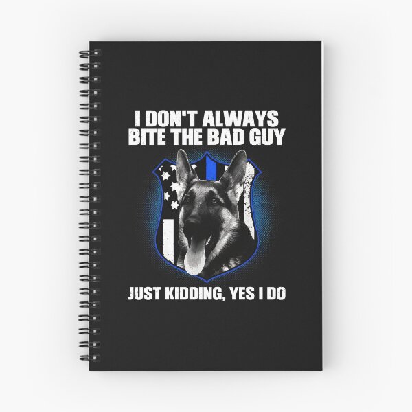 Item preview, Police Dog German Shepherd Bite The Bad Guy designed and sold by Manningh7.