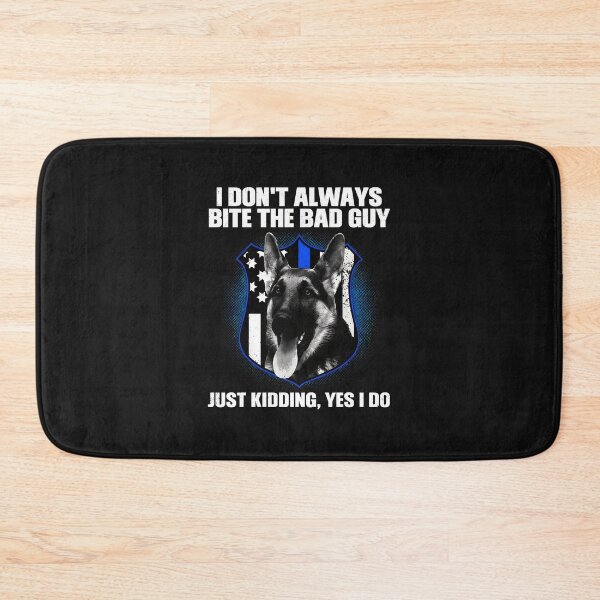 Item preview, Police Dog German Shepherd Bite The Bad Guy designed and sold by Manningh7.