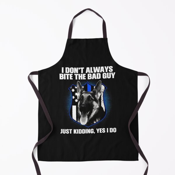 Item preview, Police Dog German Shepherd Bite The Bad Guy designed and sold by Manningh7.