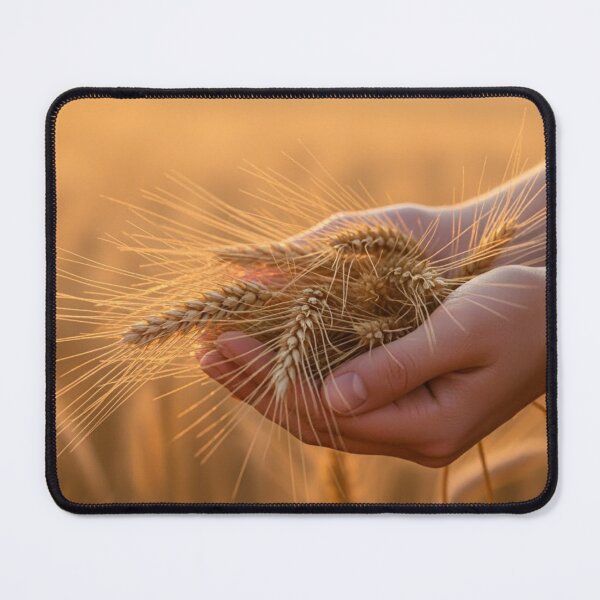 Item preview, Offering of the Earth - Hands holding golden wheat ears designed and sold by NeyhineAngelionShop.