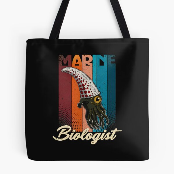 Item preview, Vintage Marine Biologist Squid Retro Design designed and sold by Manningh7.