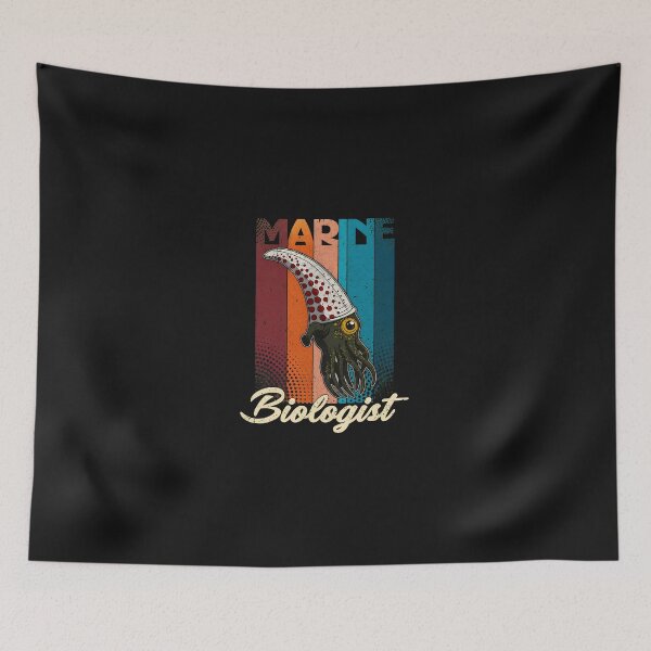 Item preview, Vintage Marine Biologist Squid Retro Design designed and sold by Manningh7.